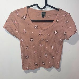 Wild fable floral top size xs